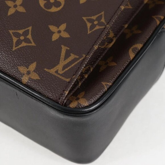 LOUIS VUITTON Monogram Macassar Soft briefcase Bag 2way M56719 LV Auth 118897M - Picture 2 of 15